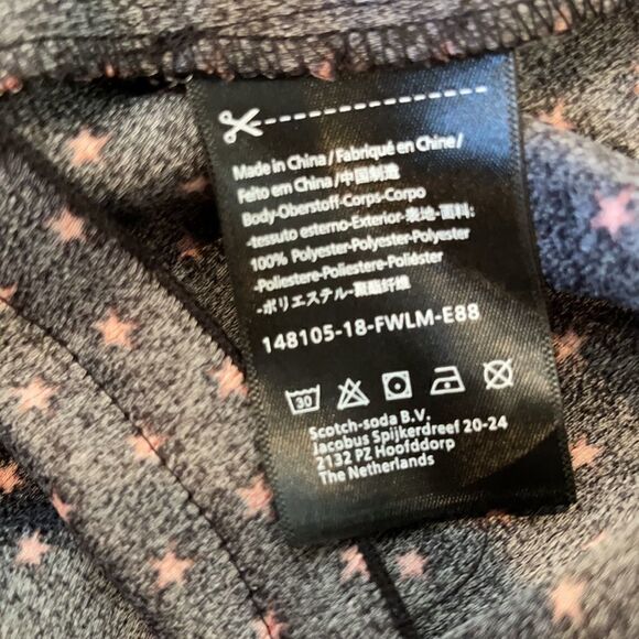 Scotch & Soda black star print ruffled mini dress - Picture 14 of 15